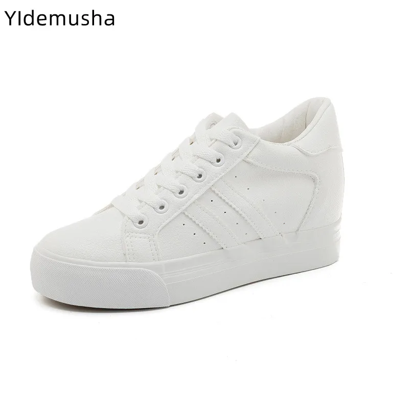 2022 Fashion PU Women Casual Shoes New Spring White Women Sneakers Breathable Lace-Up Increase Platform Women Sport Shoes
2022 Fashion PU Women Casual Shoes New Spring White Women Sneakers Breathable Lace-Up Increase Platform Women Sport Shoes
