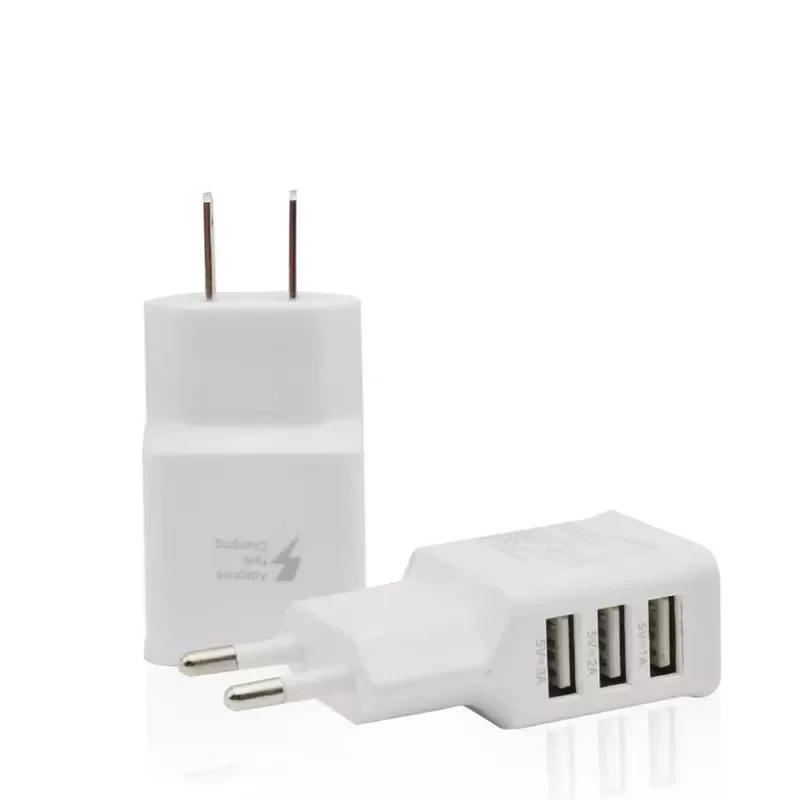 EU plug 5V three USB Universal Mobile Phone Chargers Travel Power Charger Adapter Plug Charger for iPhone for Android
EU plug 5V three USB Universal Mobile Phone Chargers Travel Power Charger Adapter Plug Charger for iPhone for Android