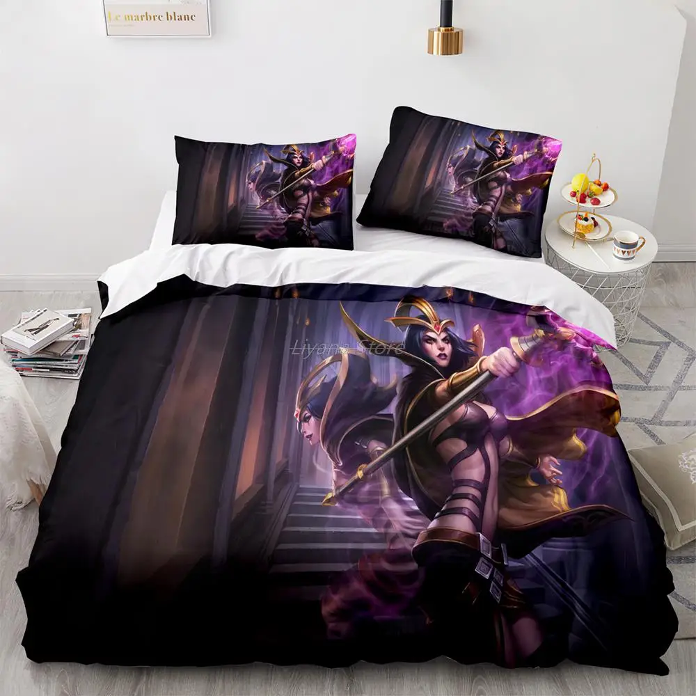 LeBlanc League of Heroe All heroes Bedding Set Single Twin Full Queen King Size Kayle Set Childrens Kid Bedroom Duvetcover Sets
LeBlanc League of Heroe All heroes Bedding Set Single Twin Full Queen King Size Kayle Set Childrens Kid Bedroom Duvetcover Sets