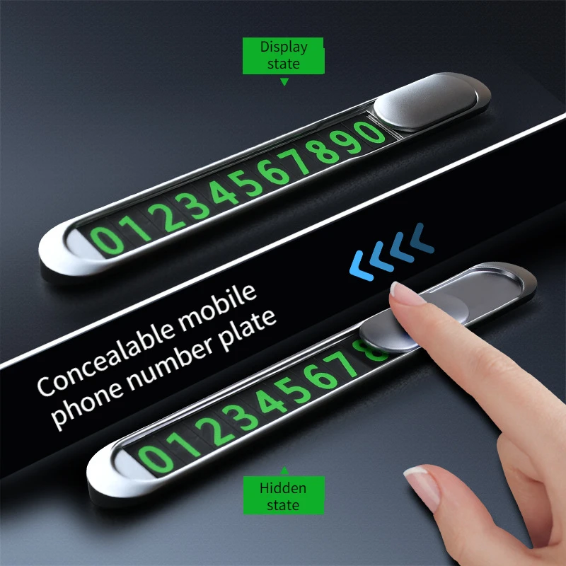 Can be hidden Luminous models Phone Number In The Car Temperary Parking Card Telephone Number Car Park Stop Phone Accessories
Can be hidden Luminous models Phone Number In The Car Temperary Parking Card Telephone Number Car Park Stop Phone Accessories