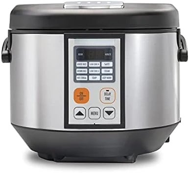 Programmable Rice and Slow Cooker & Food Steamer, 20 Cups Cooked (10 Cups Uncooked), 14 Pre-Programmed Settings for Sear Sau
Programmable Rice and Slow Cooker & Food Steamer, 20 Cups Cooked (10 Cups Uncooked), 14 Pre-Programmed Settings for Sear Sau