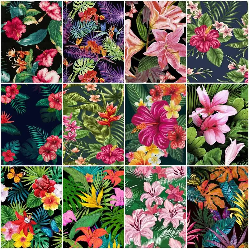 CHENISTORY 40x50cm Pictures By Numbers Leaves Kits Painting By Numbers Scenery Home Decor 
CHENISTORY 40x50cm Pictures By Numbers Leaves Kits Painting By Numbers Scenery Home Decor