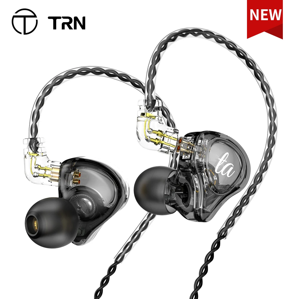 Гибридные наушники TRN TA Knowles 1BA 1DD Hi-Fi бас музыка спортивные наушники-вкладыши IEM