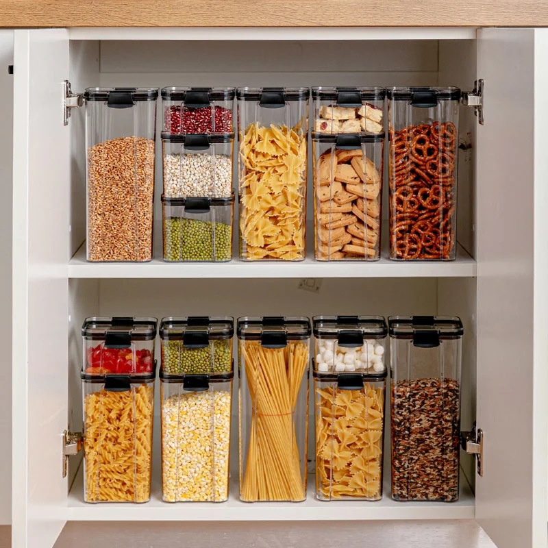 Size suit food storage container plastic kitchen refrigerator surface Box Multi grain storage tank transparent sealing tank
Size suit food storage container plastic kitchen refrigerator surface Box Multi grain storage tank transparent sealing tank