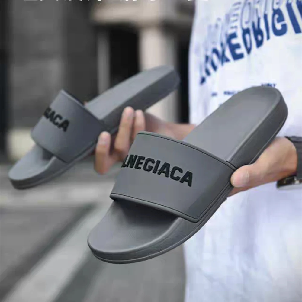 High Quality Black White Casual Slippers Lightweight Indoor Home Beach Outdoor Soft Pool Slide Sandal Comfortable Letters Slide
High Quality Black White Casual Slippers Lightweight Indoor Home Beach Outdoor Soft Pool Slide Sandal Comfortable Letters Slide