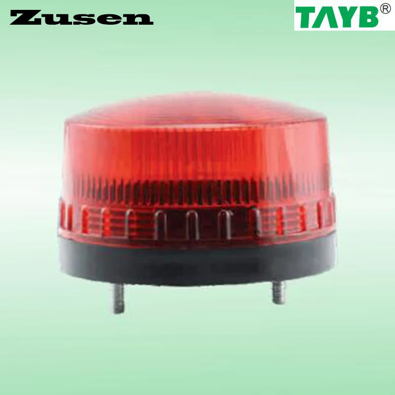 

Zusen TB35-R-J with Buzzer 12v 24v 110v 220v Red Security Alarm Strobe Signal Warning LED Lamp Small Flashing Light