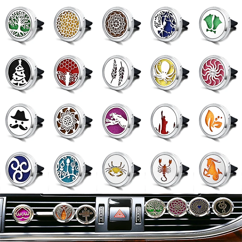 Refillable Car Air Freshener Smell Perfume Diffuser Clip Auto Vent Essential Oil Stainless Steel Locket Interior Accessories
Refillable Car Air Freshener Smell Perfume Diffuser Clip Auto Vent Essential Oil Stainless Steel Locket Interior Accessories