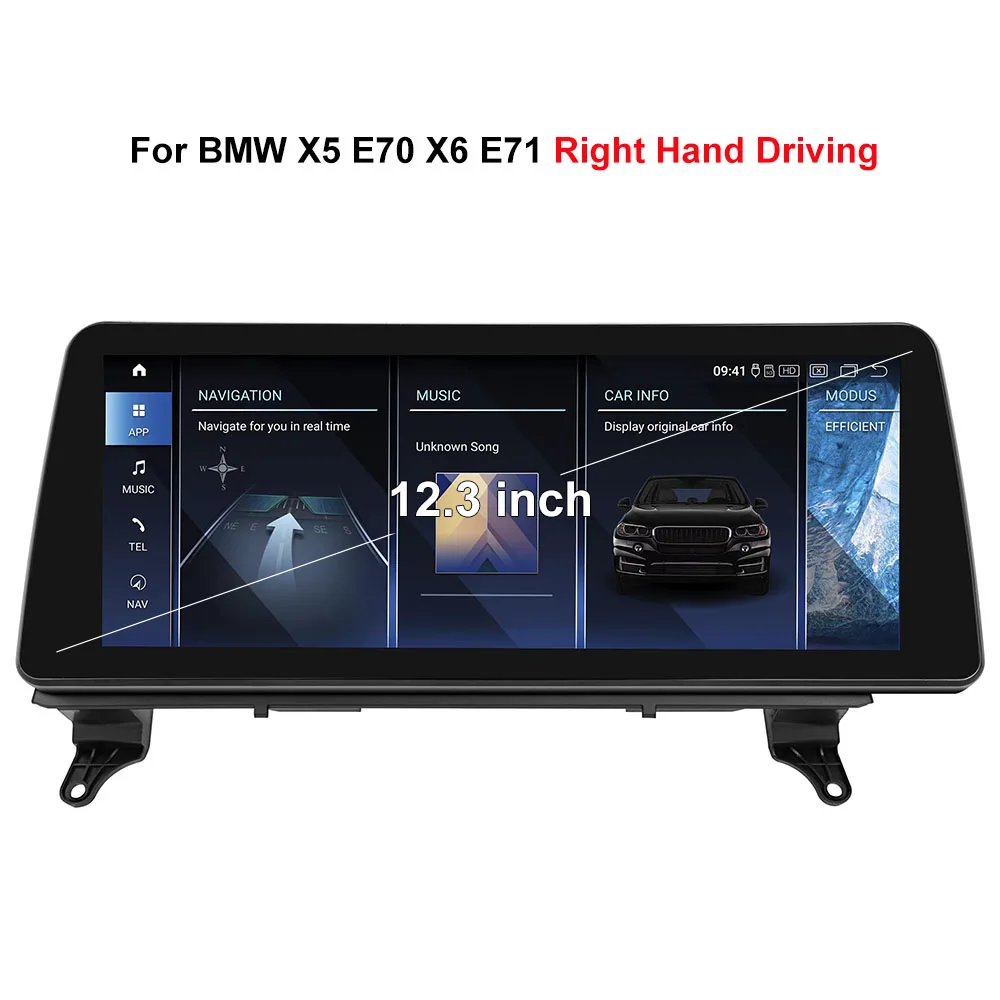 12.3 inch Car Multimedia Player for BMW X5 E70 X6 E71 (2007-2013) CCC CIC Right Hand Driving Android 12 GPS Navi USB
12.3 inch Car Multimedia Player for BMW X5 E70 X6 E71 (2007-2013) CCC CIC Right Hand Driving Android 12 GPS Navi USB