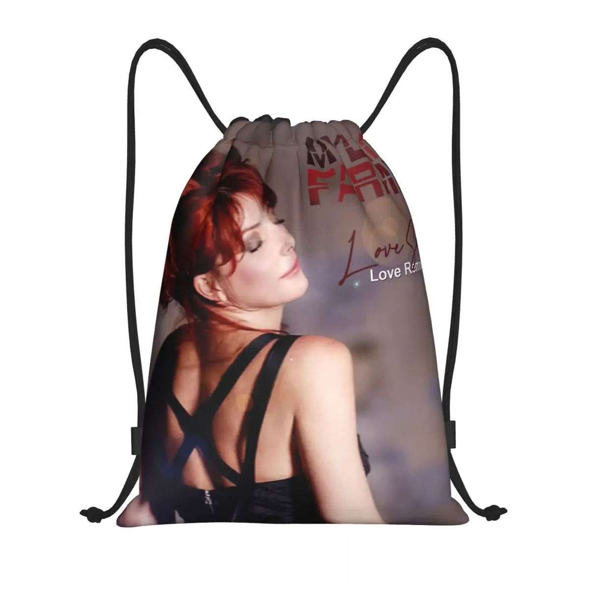Beautiful Mylene Farmer Drawstring Backpack Women Men Gym Sport Sackpack Portable French Singer Training Bag Sack
Beautiful Mylene Farmer Drawstring Backpack Women Men Gym Sport Sackpack Portable French Singer Training Bag Sack