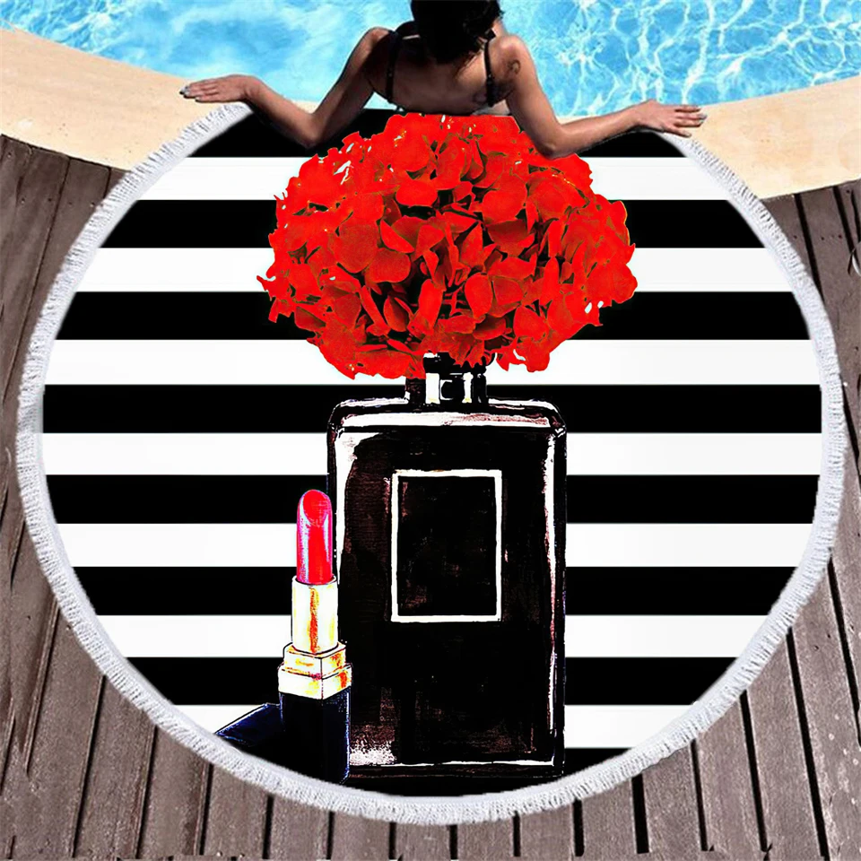 Perfume Bath Towel Flower Butterfly Printed Summer Beach Towels Microfiber Quick-dry Round Towel Tapestry Fashion Yoga Mat 150cm
Perfume Bath Towel Flower Butterfly Printed Summer Beach Towels Microfiber Quick-dry Round Towel Tapestry Fashion Yoga Mat 150cm