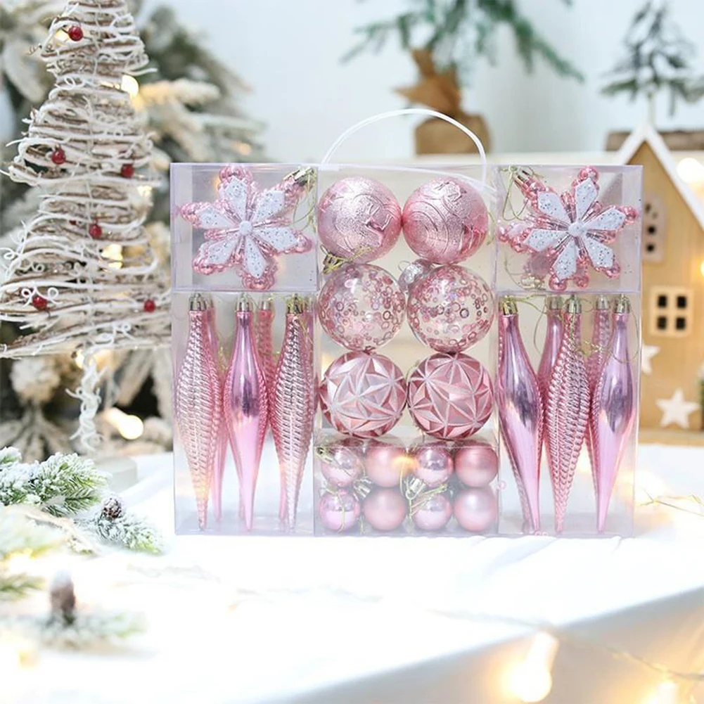 40PCS Christmas Ball Ornaments Christmas Tree Decorations Shatterproof Multiple Colour Hanging Ball Festival Party Decoration
40PCS Christmas Ball Ornaments Christmas Tree Decorations Shatterproof Multiple Colour Hanging Ball Festival Party Decoration