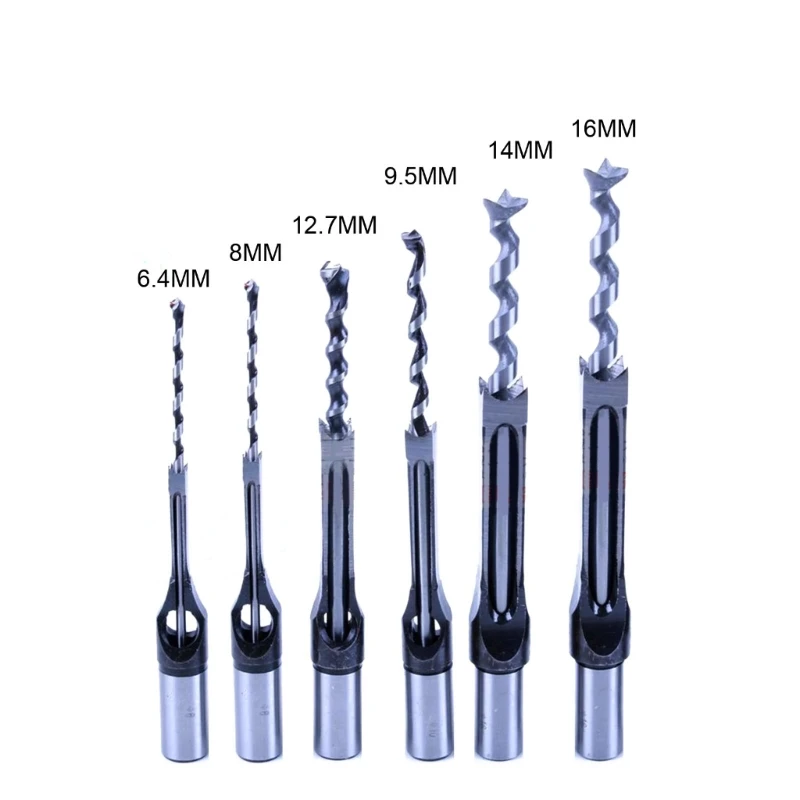 6Pcs Square Hole Mortise Drill Bit Tools, 5/8" 9/16" " 3/8" 5/16" 1/4" HSS Woodworking Hole Saw Bit Drop Shipping
6Pcs Square Hole Mortise Drill Bit Tools, 5/8" 9/16" " 3/8" 5/16" 1/4" HSS Woodworking Hole Saw Bit Drop Shipping