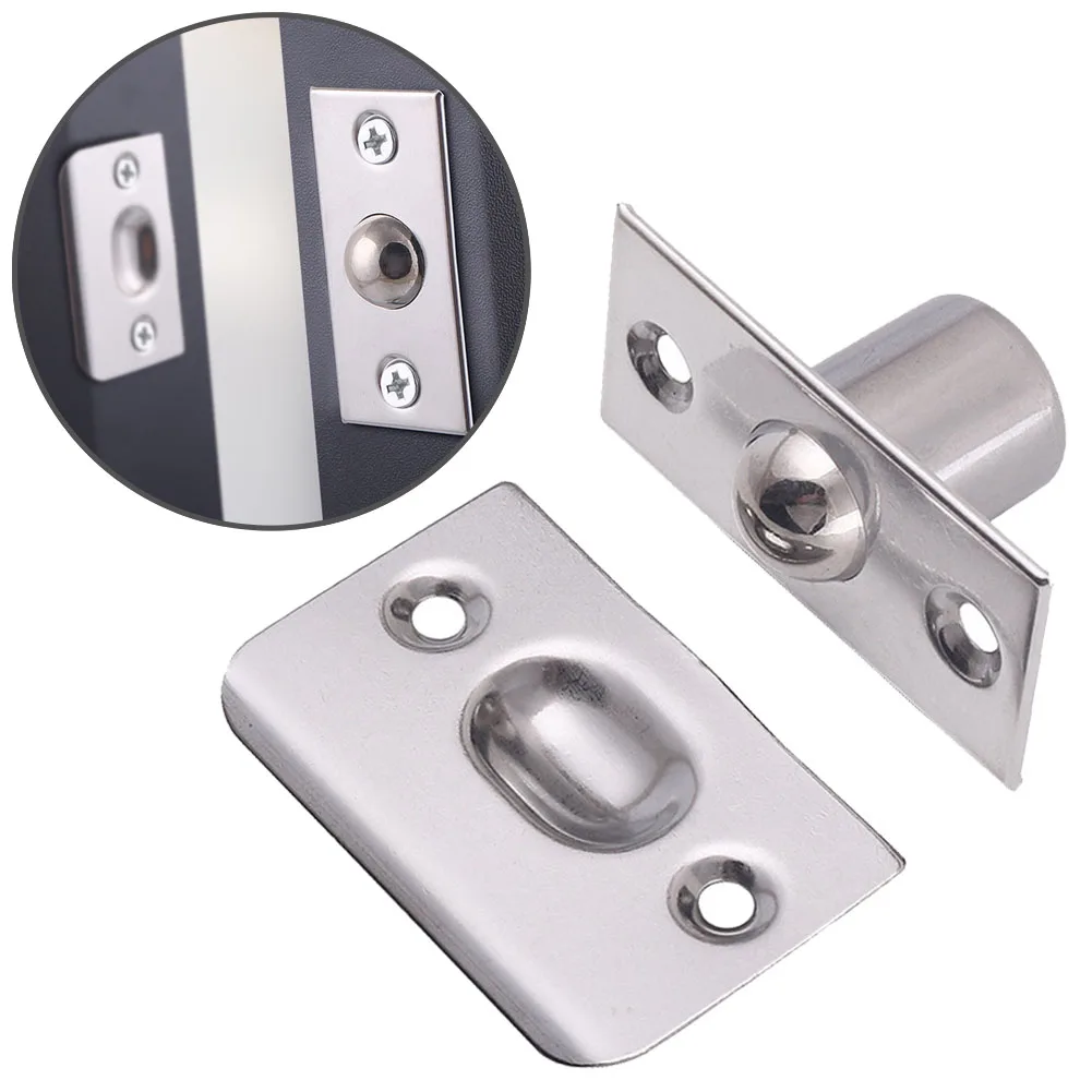 Door Top Bead Stainless Steel Pure Copper Spring Invisible Door Beads Lock Closet Ball Catch Latch For Wooden Door Home Hardware
Door Top Bead Stainless Steel Pure Copper Spring Invisible Door Beads Lock Closet Ball Catch Latch For Wooden Door Home Hardware