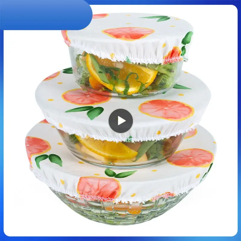 Bowl Covers Reusable Cotton Cloth Food Storage Bowl Dish Plate Cover with Elastic Edging Food-Preservation kitchen tools
Bowl Covers Reusable Cotton Cloth Food Storage Bowl Dish Plate Cover with Elastic Edging Food-Preservation kitchen tools