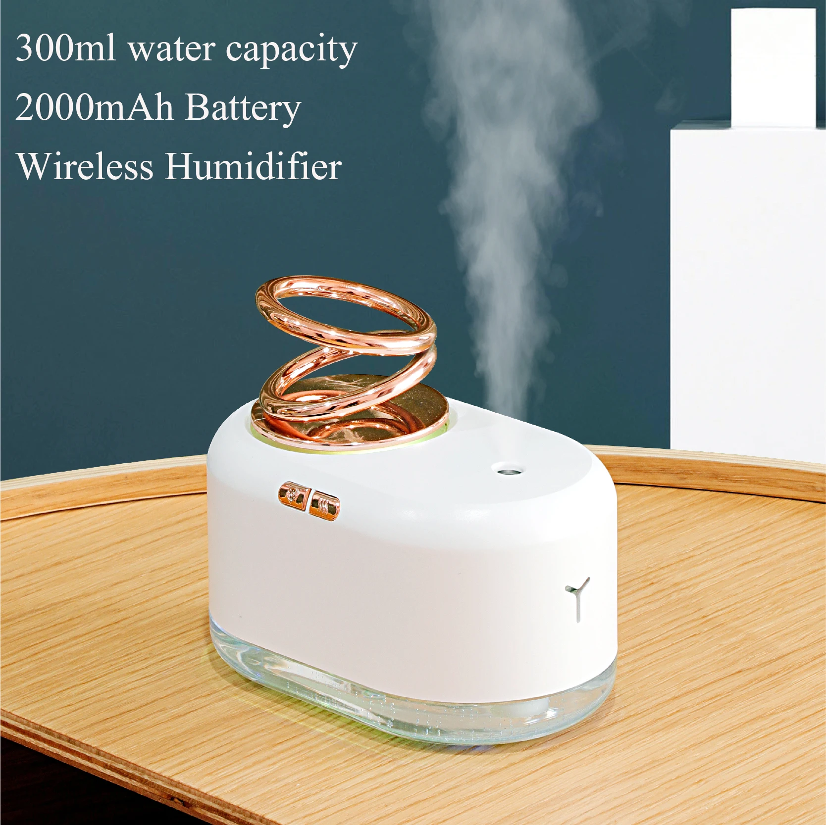 Wireless Air Humidifier 300ML 2000mAh Battery Rechargeable USB Portable Humidificador Aromatherapy Diffuser Mist Maker Fogger
Wireless Air Humidifier 300ML 2000mAh Battery Rechargeable USB Portable Humidificador Aromatherapy Diffuser Mist Maker Fogger