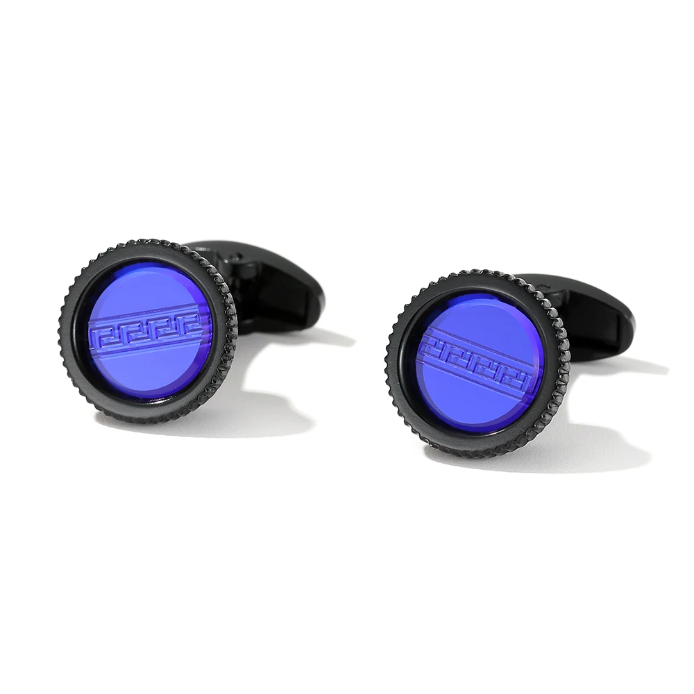 Cufflinks for Men TOMYE XK20S072 Fashion Black Blue Round Buttons Casual Formal Dress Shirt Cuff Links Wedding Gifts
Cufflinks for Men TOMYE XK20S072 Fashion Black Blue Round Buttons Casual Formal Dress Shirt Cuff Links Wedding Gifts