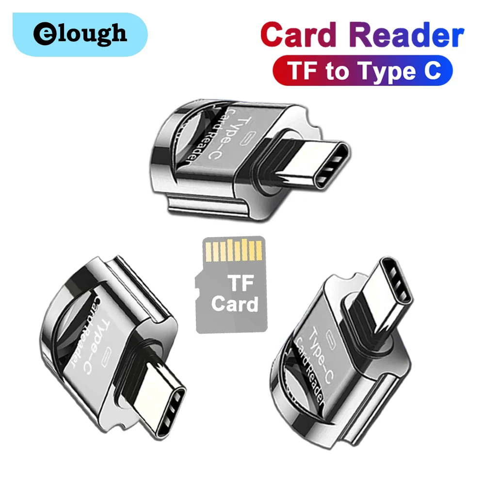 Elough High Speed TF Card Reader to Micro USB Type C OTG Adapter Smart Memory Card Micro-SD For Huawei Xiaomi Macbook Samsung
Elough High Speed TF Card Reader to Micro USB Type C OTG Adapter Smart Memory Card Micro-SD For Huawei Xiaomi Macbook Samsung