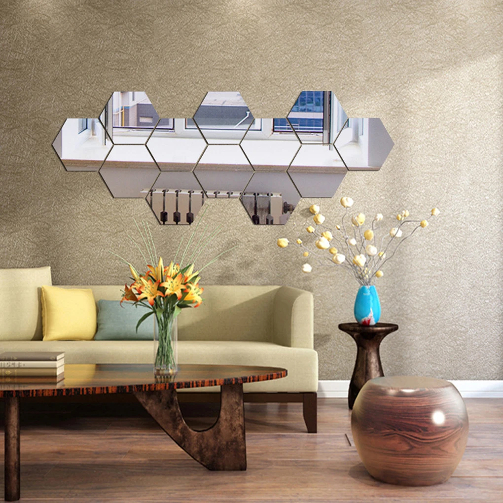 36pcs 3D Mirror Wall Sticker Hexagon Decal Home Decor DIY Self-adhesive Mirror Decor Stickers Art Wall Decoration
36pcs 3D Mirror Wall Sticker Hexagon Decal Home Decor DIY Self-adhesive Mirror Decor Stickers Art Wall Decoration