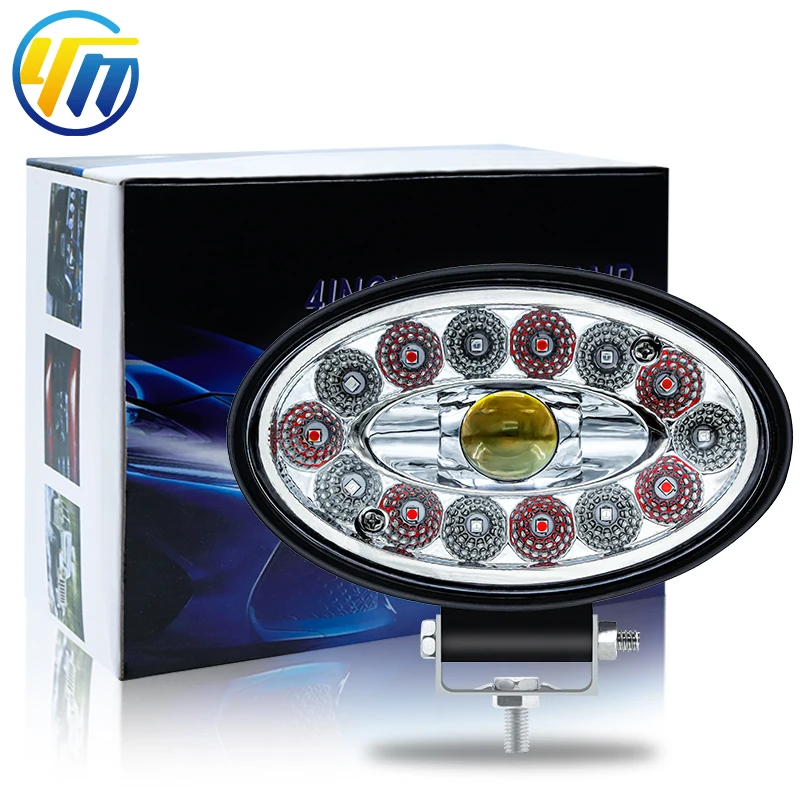 Led Work Light Oval Car Lights White Yellow Bright Led Headlight Red Blue Flash Light For Truck Offroad 90W 20000LM
Led Work Light Oval Car Lights White Yellow Bright Led Headlight Red Blue Flash Light For Truck Offroad 90W 20000LM