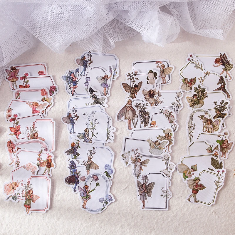 30Pcs/Set Flower Fairy Theme Stickers Decor Scrapbooking Junk Journal Planner Supplies Aesthetic Candle Jars For Spices Labels
30Pcs/Set Flower Fairy Theme Stickers Decor Scrapbooking Junk Journal Planner Supplies Aesthetic Candle Jars For Spices Labels