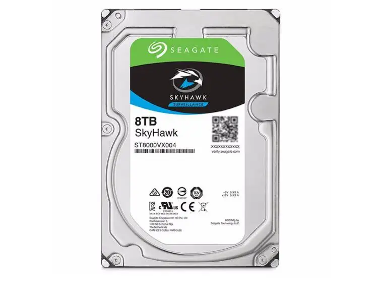 Seagate SkyHawk AI ST8000VX004 8TB 7200 rpm 256M monitoring desktop hard disk video recorder
Seagate SkyHawk AI ST8000VX004 8TB 7200 rpm 256M monitoring desktop hard disk video recorder