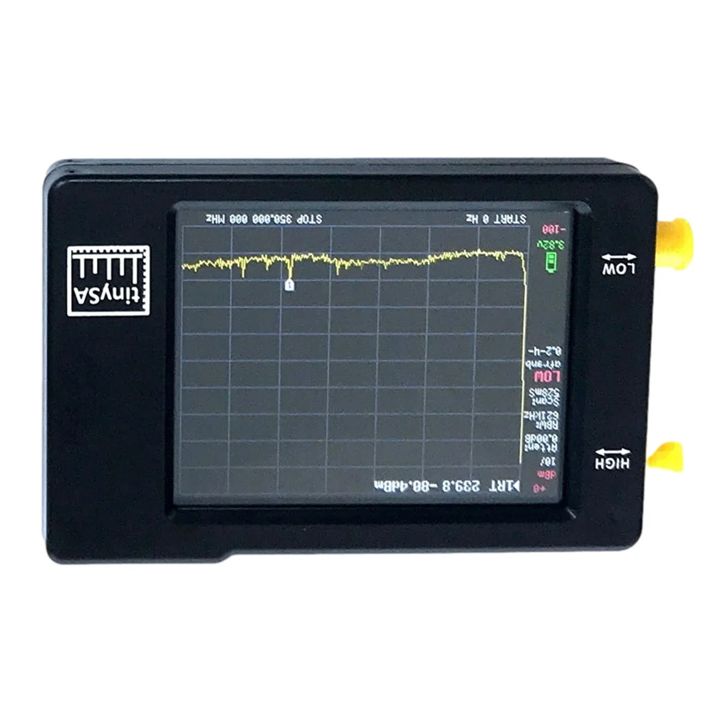 TinySA 2,8 "анализатор спектра Портативный ЖК-дисплей 100 кГц 960 МГц резистивный сенсорный контроль переключатель USB TTL USART порт Защита от электрос...
TinySA 2,8 "анализатор спектра Портативный ЖК-дисплей 100 кГц 960 МГц резистивный сенсорный контроль переключатель USB TTL USART порт Защита от электрос...