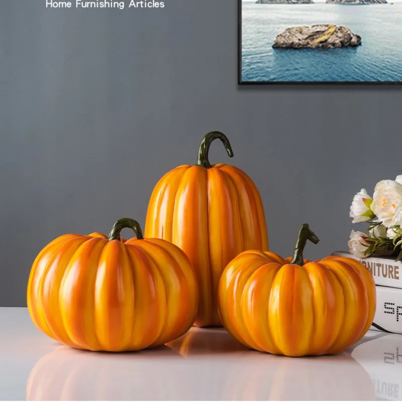 Christmas Halloween Decoration Resin Ornaments Fake Pumpkin for Festival Party Decor Autumn Harvest Home Furnishing Articles
Christmas Halloween Decoration Resin Ornaments Fake Pumpkin for Festival Party Decor Autumn Harvest Home Furnishing Articles