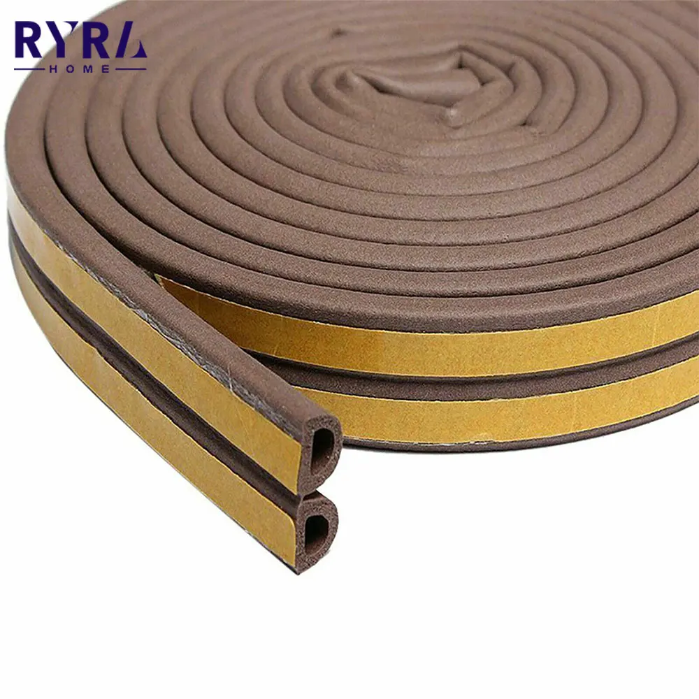 5M/10M Draught Draft Excluder Weather Strip Self Adhesive Rubber Seal Self-Adhesive Door Bottom And Window Sound Insulation Tool
5M/10M Draught Draft Excluder Weather Strip Self Adhesive Rubber Seal Self-Adhesive Door Bottom And Window Sound Insulation Tool