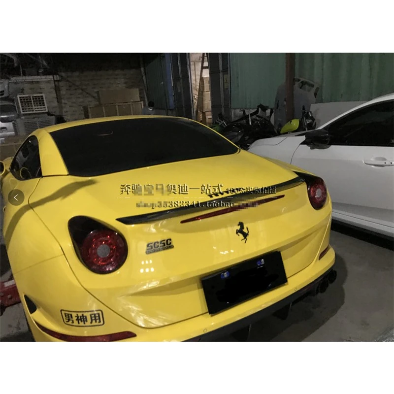 Carbon fiber rear trunk spoiler lip wing for Ferrari California rear bumper 2008-2014
Carbon fiber rear trunk spoiler lip wing for Ferrari California rear bumper 2008-2014