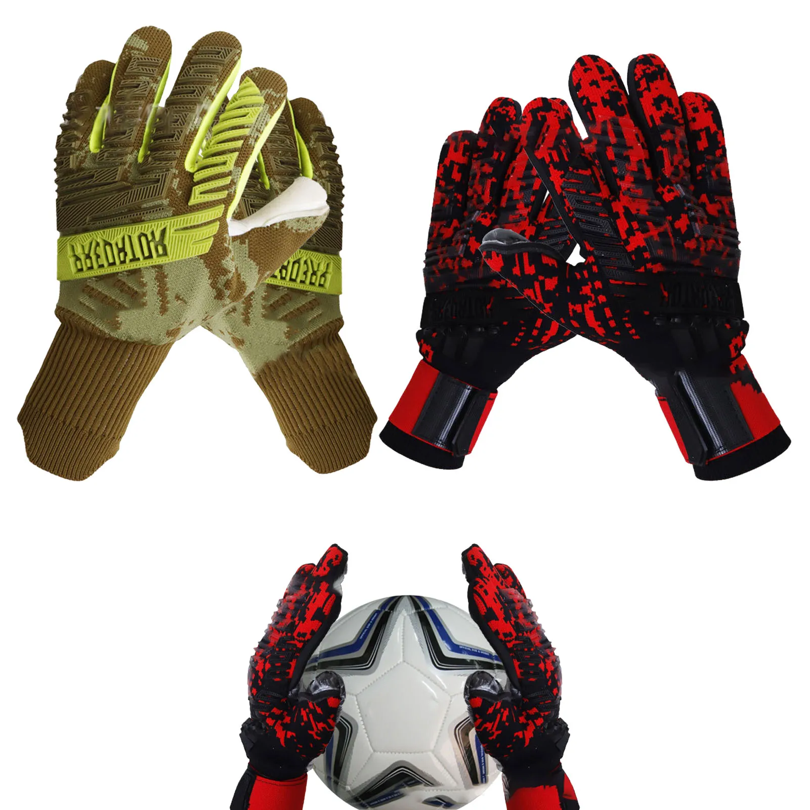 Goalkeeper Gloves Professional Soccer Goalie Gloves Full Protection Goalkeeper Gloves Non-slip Adult Latex For Youth Adult
Goalkeeper Gloves Professional Soccer Goalie Gloves Full Protection Goalkeeper Gloves Non-slip Adult Latex For Youth Adult