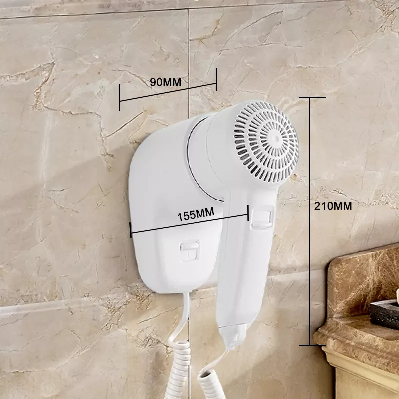 Wall-mounted Hair Dryer for Hotel Negative Ion Blower Strong Wind Bathroom Toilet Homestay Hairdryer Household Drying Tool
Wall-mounted Hair Dryer for Hotel Negative Ion Blower Strong Wind Bathroom Toilet Homestay Hairdryer Household Drying Tool