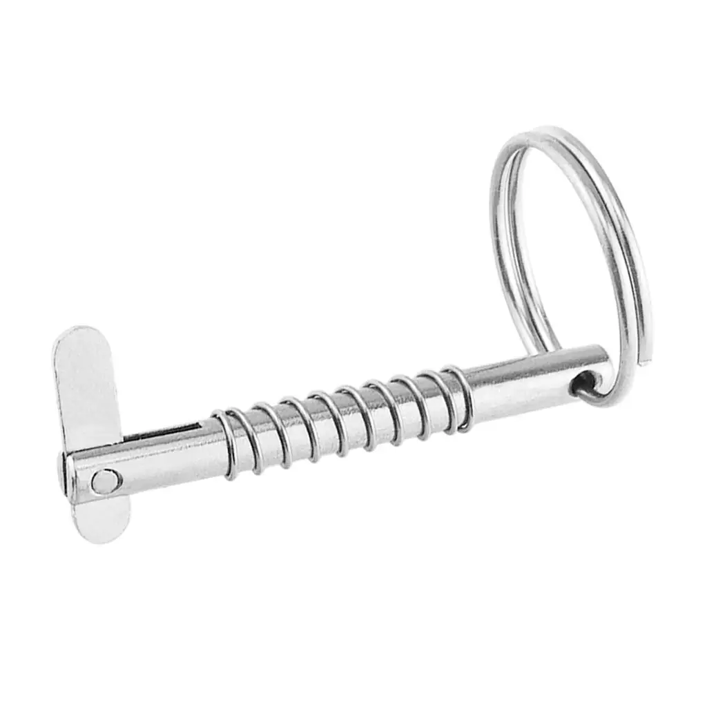 5X51mm Stainless Steel Quick Release Pin with ring for Boat Bimini Top Deck Hinge, Durable Marine Hardware, Easy Installation
5X51mm Stainless Steel Quick Release Pin with ring for Boat Bimini Top Deck Hinge, Durable Marine Hardware, Easy Installation
