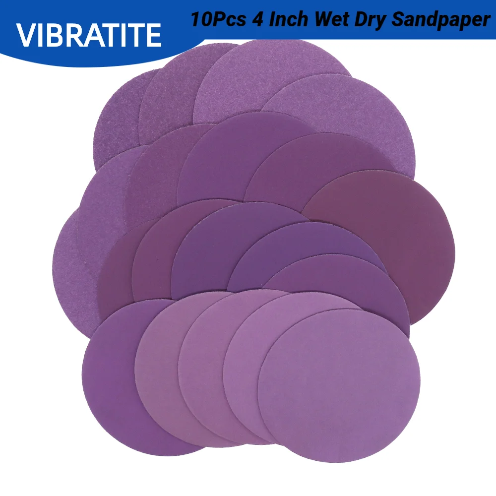 10 Piece Sanding Disc 4 Inch 60-10000 Grit Waterproof Hook Loop Flocking Sandpaper 100mm Wet Dry for Sander Grinder Polishing
10 Piece Sanding Disc 4 Inch 60-10000 Grit Waterproof Hook Loop Flocking Sandpaper 100mm Wet Dry for Sander Grinder Polishing