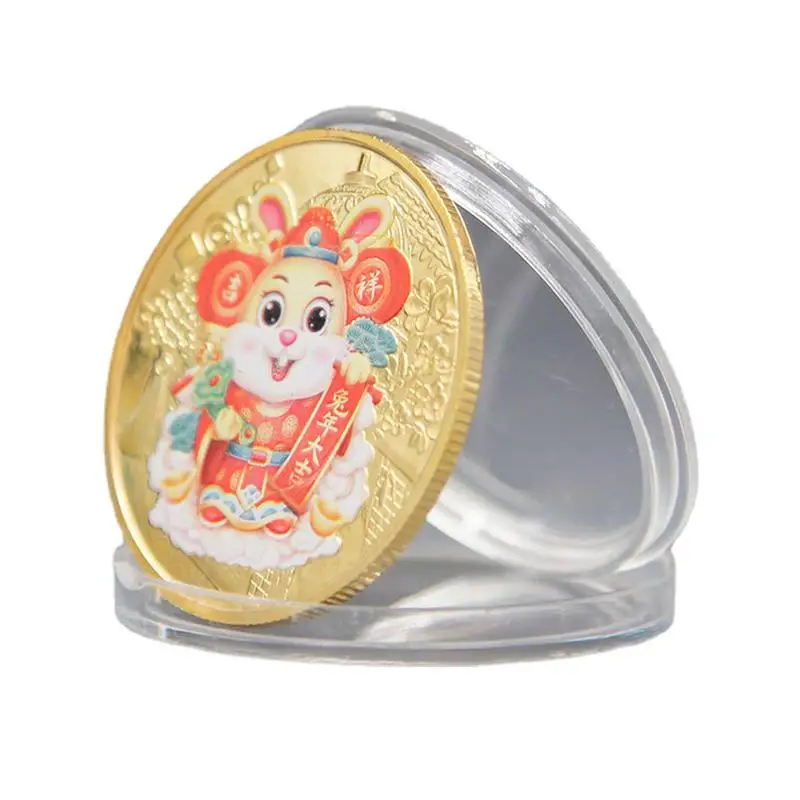 Year Of The Rabbit Coin Lunar New Year Bunny Lucky Coin Party Favor Festival Accessory Lucky Bunny Coin For Relatives Holiday
Year Of The Rabbit Coin Lunar New Year Bunny Lucky Coin Party Favor Festival Accessory Lucky Bunny Coin For Relatives Holiday