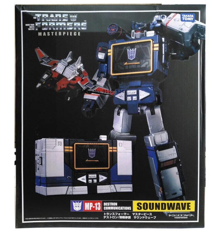 Аниме периферийные устройства Takara Tomy Трансформеры Робот KO MP13 Mp-13 звуковая волна трансформер экшн-фигурка модель игрушка с орнаментом подар...
Аниме периферийные устройства Takara Tomy Трансформеры Робот KO MP13 Mp-13 звуковая волна трансформер экшн-фигурка модель игрушка с орнаментом подар...