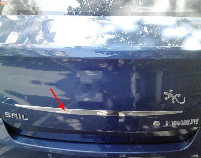 For Chevrolet SAIL 2010-2013 stainless steel Rear trunk door Decorative strip Tailgate Decorative strip Anti-scratch Car styling
For Chevrolet SAIL 2010-2013 stainless steel Rear trunk door Decorative strip Tailgate Decorative strip Anti-scratch Car styling