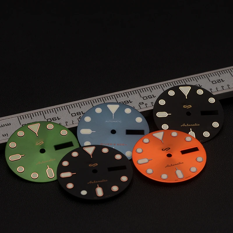 28.5mm Watch Dial for NH35 NH36 7S26 4R36 Movement With C3 Green luminou fit Seiko SKX007 SKX009 Turtle Abalone Dive Watch
28.5mm Watch Dial for NH35 NH36 7S26 4R36 Movement With C3 Green luminou fit Seiko SKX007 SKX009 Turtle Abalone Dive Watch