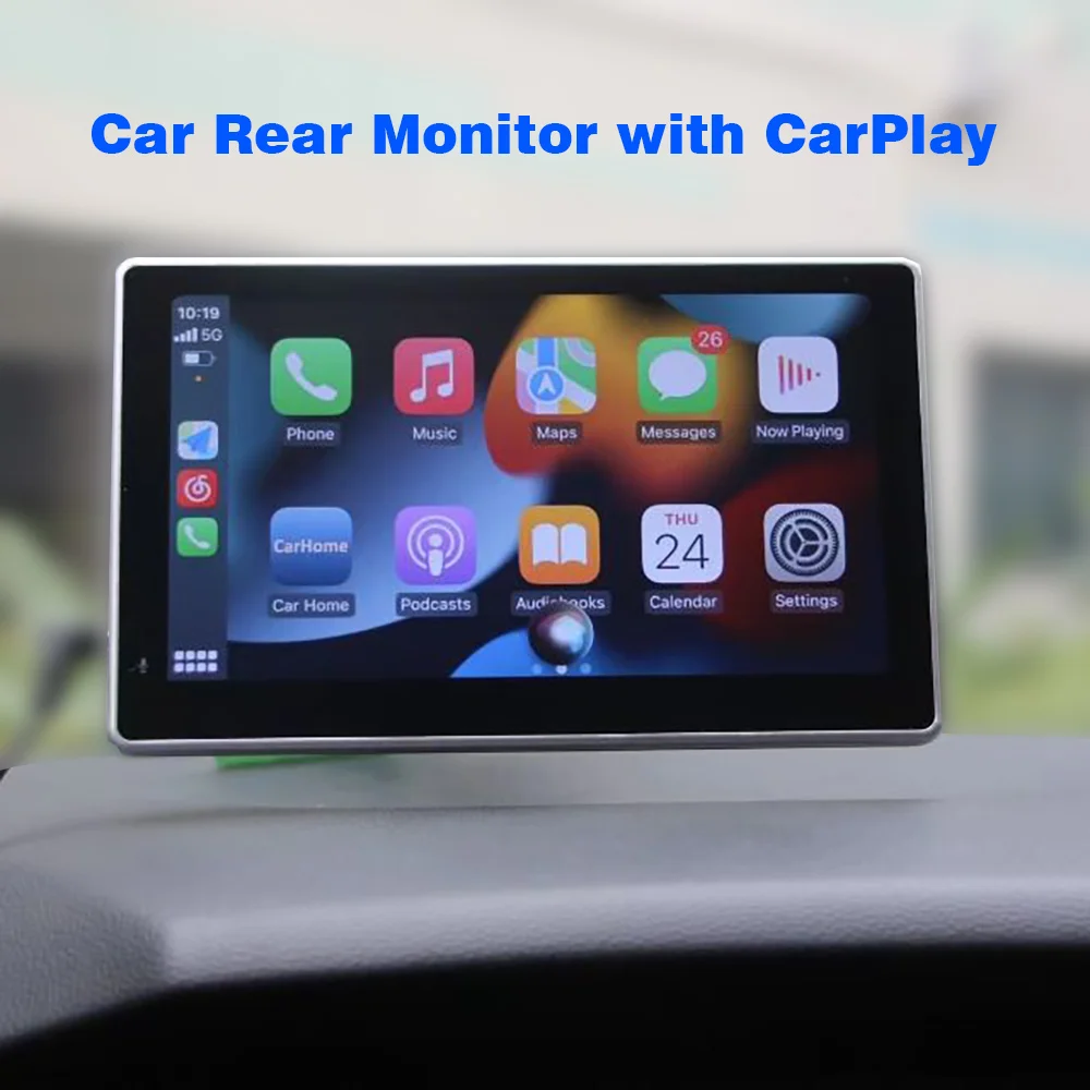 7 Inch Touch Screen Car Portable Wireless Apple CarPlay Tablet Multimedia Player for Car with Bluetooth WiFi AHD Parking Camera
7 Inch Touch Screen Car Portable Wireless Apple CarPlay Tablet Multimedia Player for Car with Bluetooth WiFi AHD Parking Camera