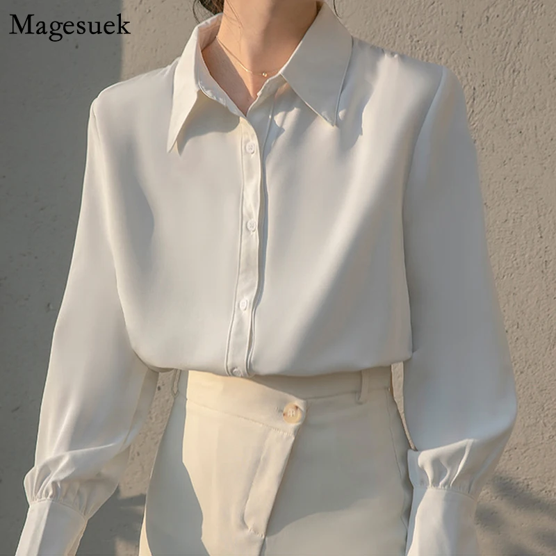 Solid Loose Long Sleeve Shirt Female Button OL White Blouses Women Casual Fashion 2022 Autumn Elegant Tops Women Clothing 22406
Solid Loose Long Sleeve Shirt Female Button OL White Blouses Women Casual Fashion 2022 Autumn Elegant Tops Women Clothing 22406