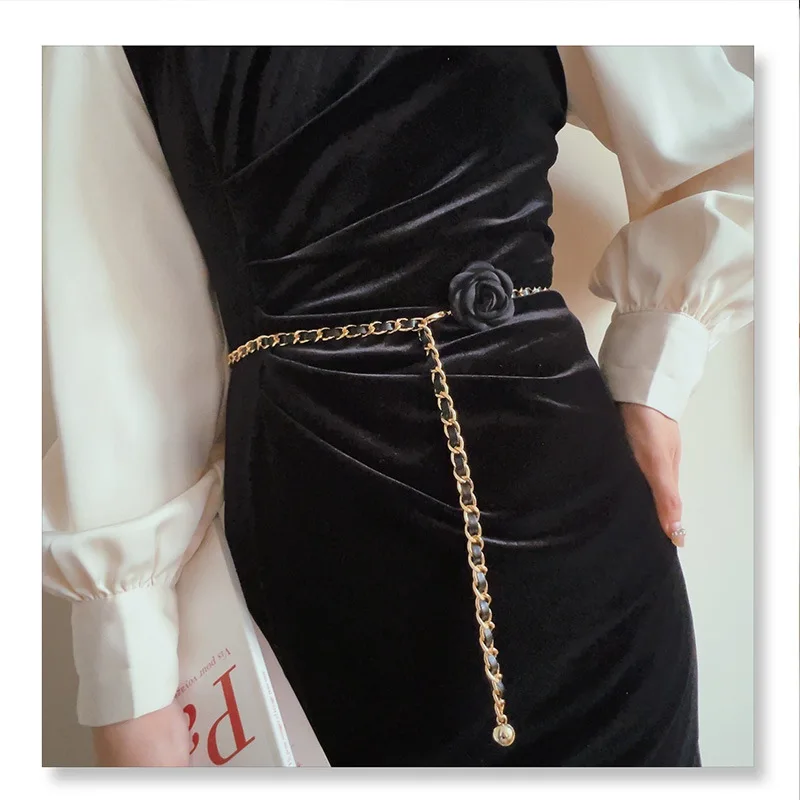 Chain Belts for Women Punk Style Metal Dress Gold Decoration Waist Chain Ladies Luxury Designer Brand Clothing Accessories
Chain Belts for Women Punk Style Metal Dress Gold Decoration Waist Chain Ladies Luxury Designer Brand Clothing Accessories