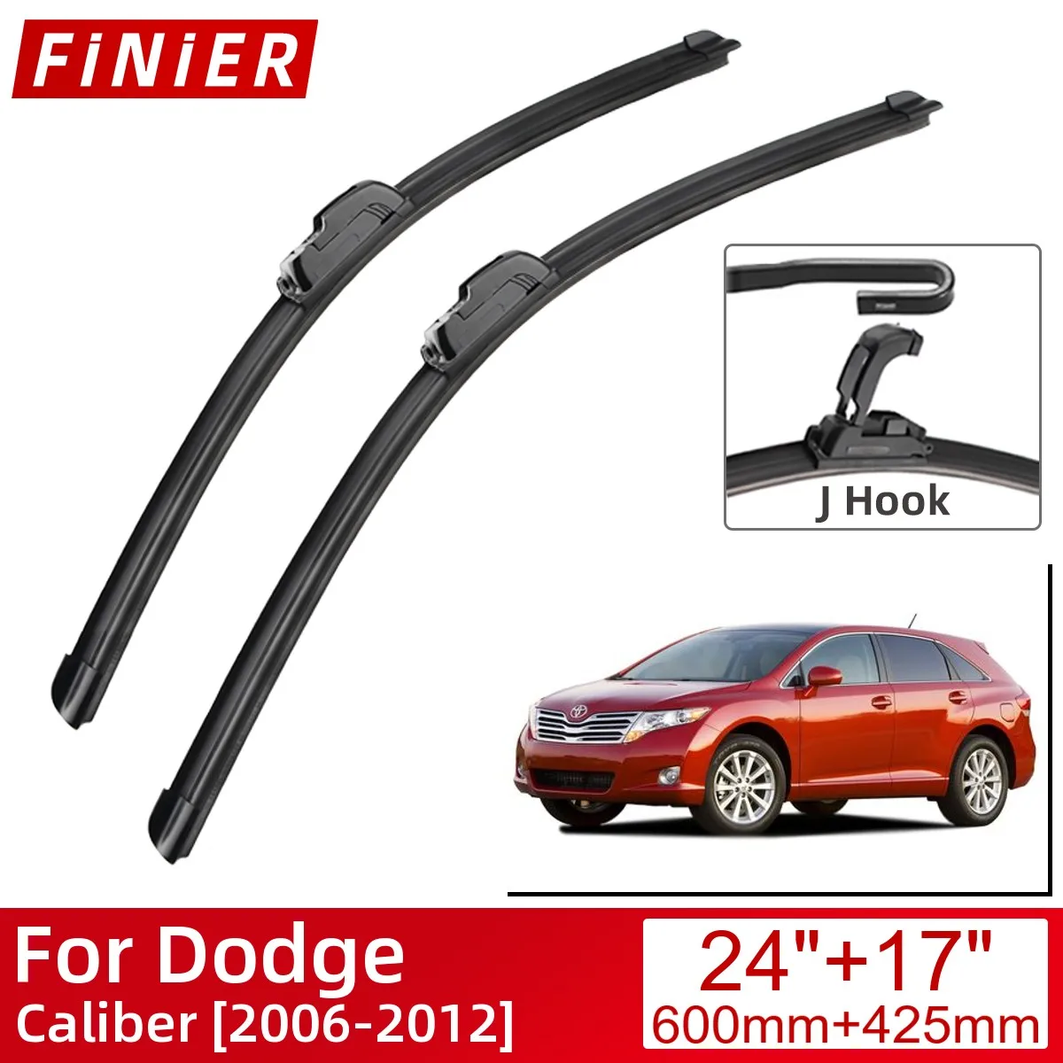 For Dodge Caliber 2006-2012 Car Accessories Front Windscreen Wiper Blade Brushes Wipers U Type J Hooks 2012 2011 2010 2009 2008
For Dodge Caliber 2006-2012 Car Accessories Front Windscreen Wiper Blade Brushes Wipers U Type J Hooks 2012 2011 2010 2009 2008
