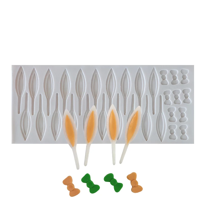 Cute Rabbit Ears Silicone Mold Leaf Kitchen Baking Tools DIY Chocolate Fondant Pastry Dessert Fudge Cake Lace Decoration Mould
Cute Rabbit Ears Silicone Mold Leaf Kitchen Baking Tools DIY Chocolate Fondant Pastry Dessert Fudge Cake Lace Decoration Mould