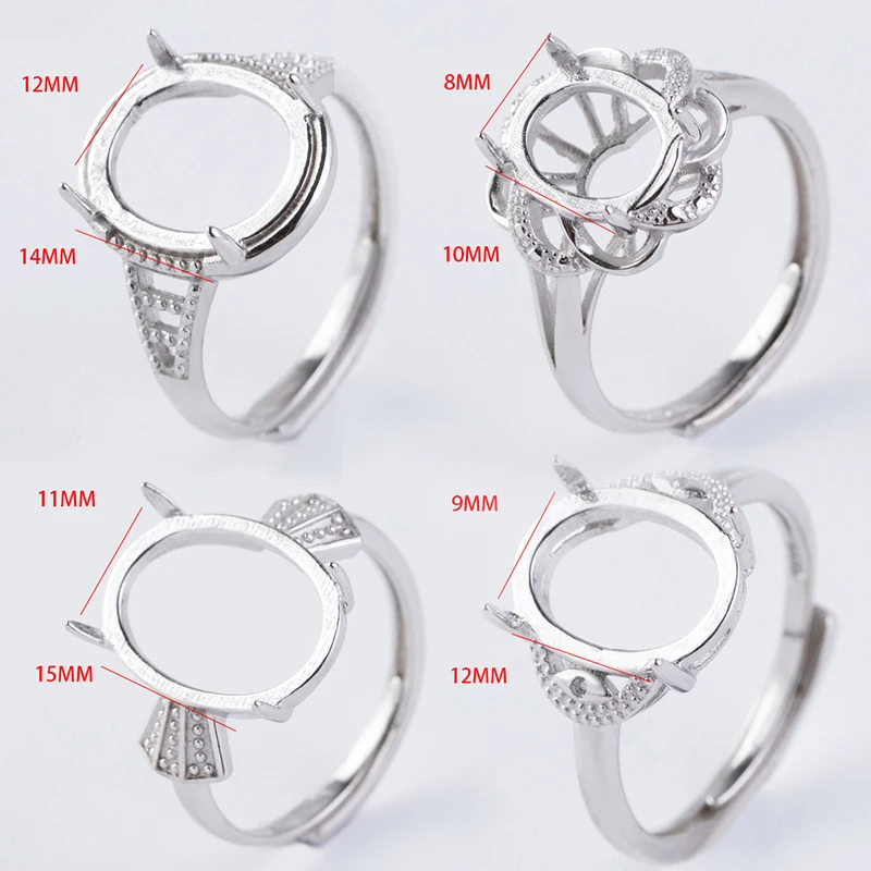 Silver Color Adjustable Blank Ring Base Fit Glass Cabochons Cameo Setting For DIY Ring Jewelry Making Accessories Man Woman Ring
Silver Color Adjustable Blank Ring Base Fit Glass Cabochons Cameo Setting For DIY Ring Jewelry Making Accessories Man Woman Ring