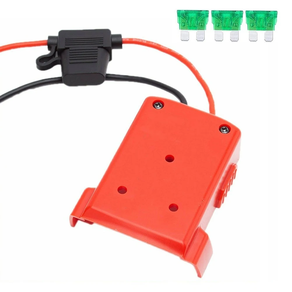 Battery Adapter With 30A Replacement Fuses Red Plastic 14AWG Wire For Milwaukee 18V Li-ion Batteries Power Tool Accessories
Battery Adapter With 30A Replacement Fuses Red Plastic 14AWG Wire For Milwaukee 18V Li-ion Batteries Power Tool Accessories