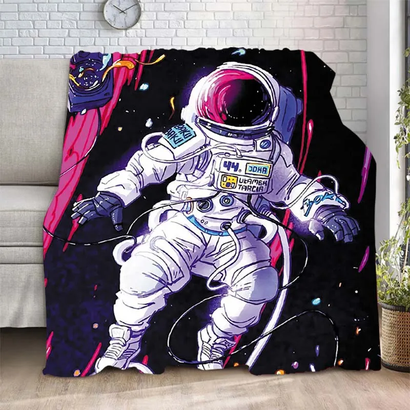 Beautiful Space Astronaut Blanket 3D Printed Cute Astronaut Flannel Throw Blankets Home Printed Soft Warm Bedspreads
Beautiful Space Astronaut Blanket 3D Printed Cute Astronaut Flannel Throw Blankets Home Printed Soft Warm Bedspreads