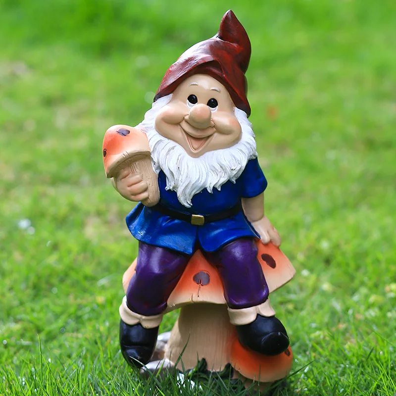 Homhi Dwarf Sculpture Garden Decoration Elf Cartoon Mushroom Dwarf Resin Crafts Garden Decoration Outdoor Sculpture HBJ-080
Homhi Dwarf Sculpture Garden Decoration Elf Cartoon Mushroom Dwarf Resin Crafts Garden Decoration Outdoor Sculpture HBJ-080