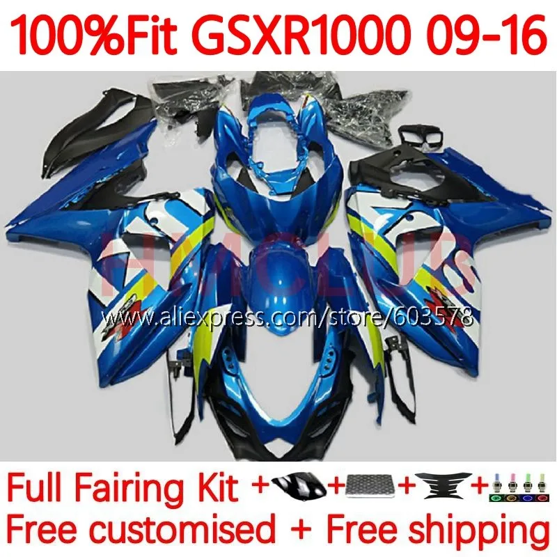 Injection For SUZUKI K9 GSXR 1000 GSXR1000 2009 2010 2011 2012 2013 2014 2015 2016 GSXR-1000 09 16 Fairing factory blue 102No.17
Injection For SUZUKI K9 GSXR 1000 GSXR1000 2009 2010 2011 2012 2013 2014 2015 2016 GSXR-1000 09 16 Fairing factory blue 102No.17