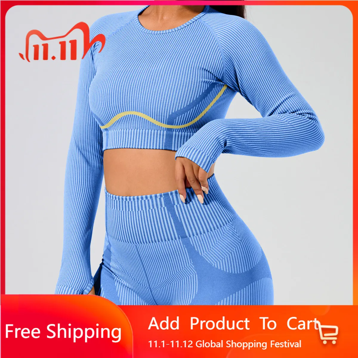 Yoga suit women's four seasons fashion striped sportswear plus size hip pants fitness suit women
Yoga suit women's four seasons fashion striped sportswear plus size hip pants fitness suit women