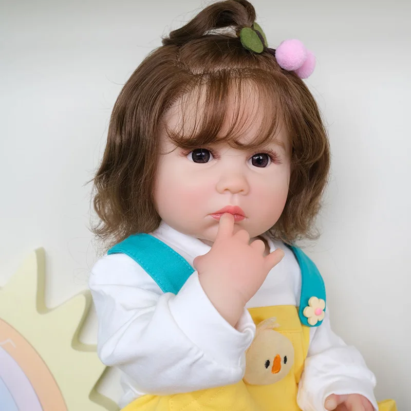 NPK 55CM Julieata Full Body Soft Silicone Lifelike Real Touch Reborn Baby Girl With Little Wavy Hair Toddler Princess Doll
NPK 55CM Julieata Full Body Soft Silicone Lifelike Real Touch Reborn Baby Girl With Little Wavy Hair Toddler Princess Doll