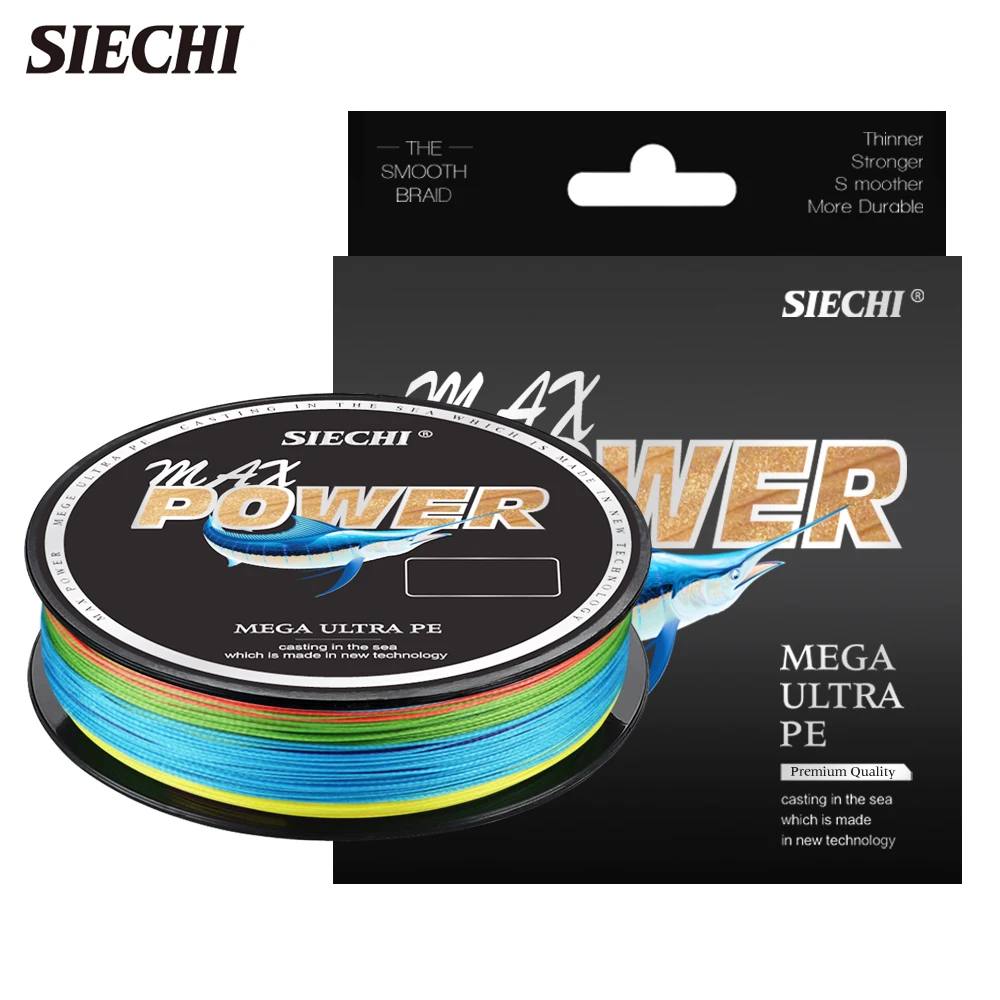 SIECHI Braided FishingLine 12 Braid High-density Weave Method Fly Fishing Line Super Smooth 100m Fishing Accessories Pe Line
SIECHI Braided FishingLine 12 Braid High-density Weave Method Fly Fishing Line Super Smooth 100m Fishing Accessories Pe Line